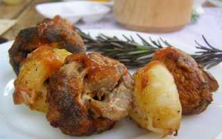 Шашлык из шампиньонов
