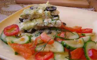 Омлет с овсяными хлопьями и сыром