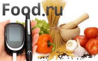 Разрешенные и запрещенные продукты питания при сахарном диабете