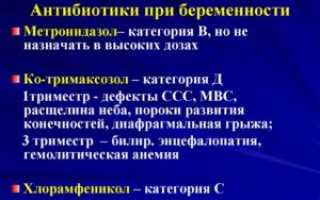 Можно ли принимать антибиотики в третьем триместре беременности?