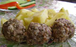 Мясные биточки на пару