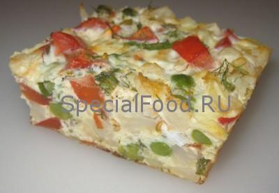 Омлет с овощами