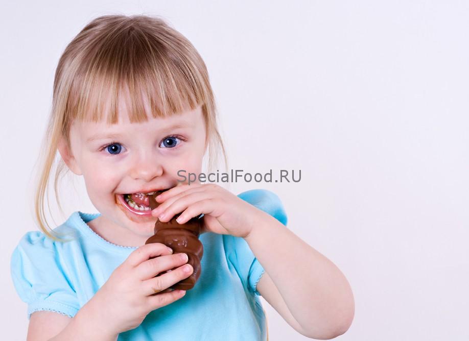 Шоколад детям